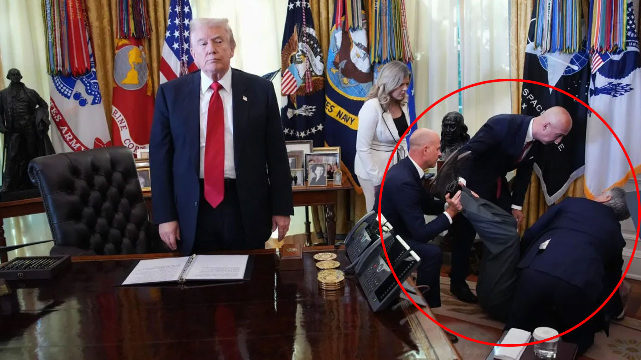 Beyaz Saray’da panik anları! Bayılan CEO'ya Dr. Me…