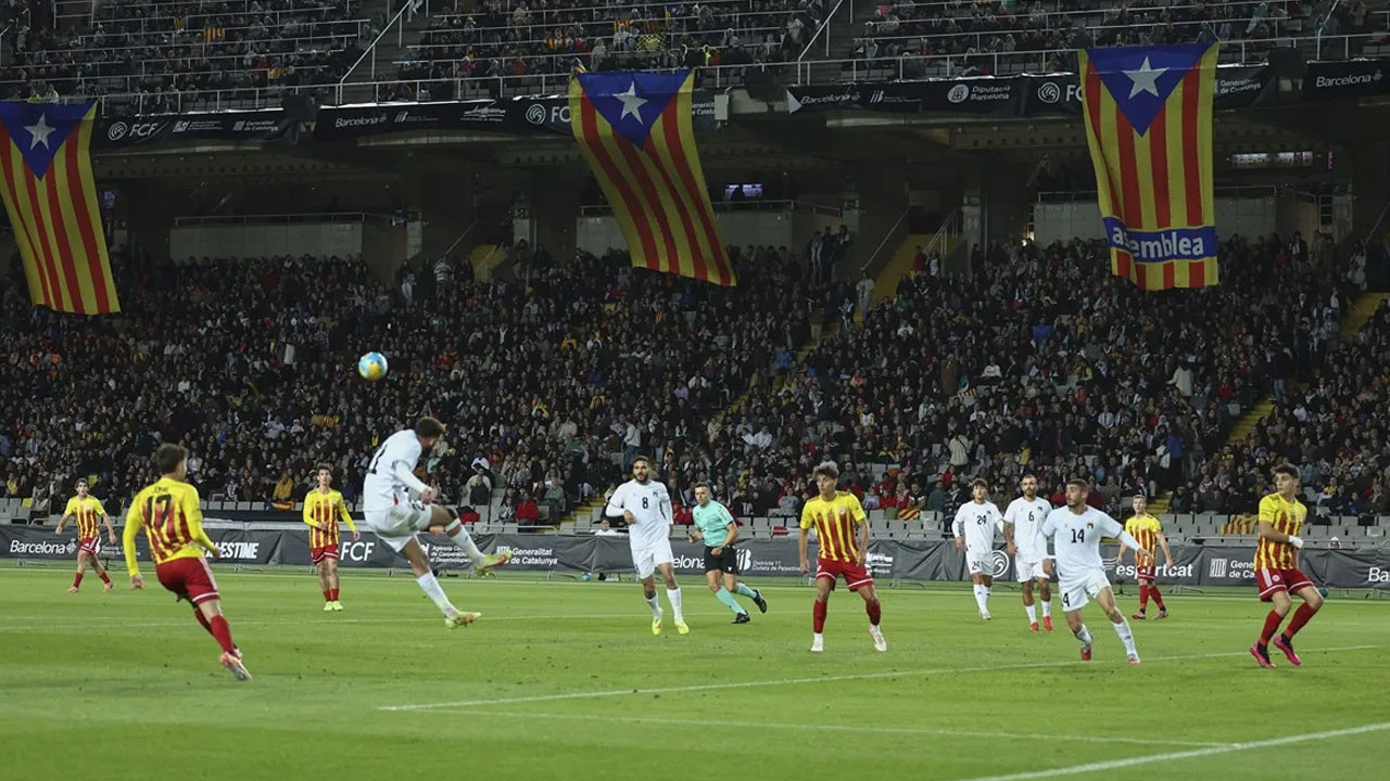 Filistin Milli Futbol Takımı, Katalonya bölgesel t…
