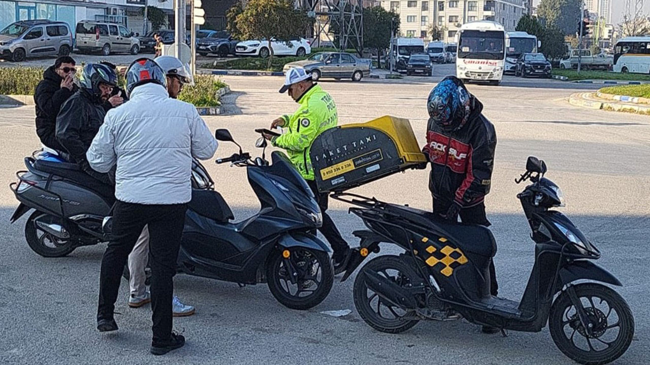Motosiklet denetiminde 2,2 milyon liralık ceza