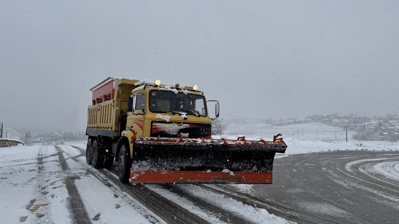 Çorum Belediyesi karla mücadeleye hazır