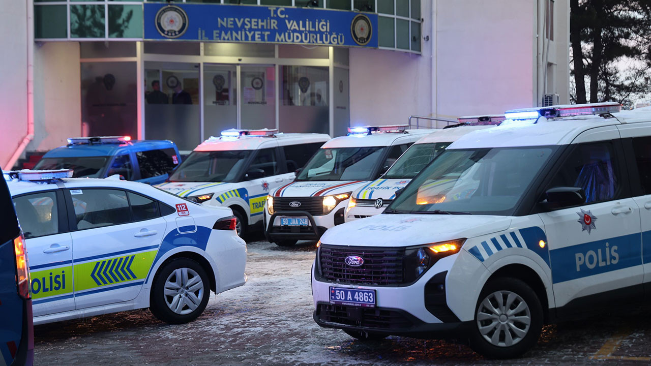 Nevşehir’de emniyet ve jandarmaya 184 yeni araç