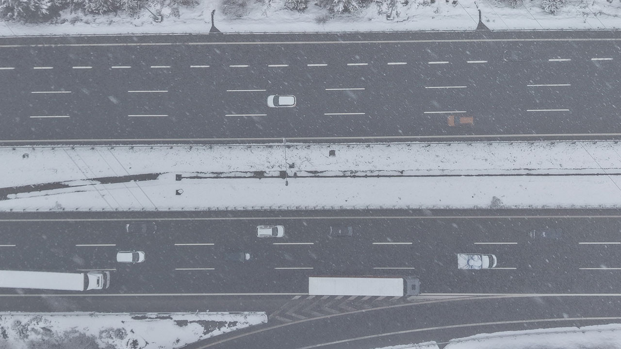 Anadolu otoyolunda kontrollü geçiş sağlanıyor