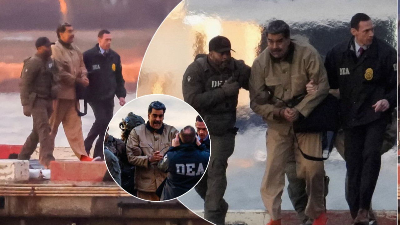 Maduro ve eşi canlı yayınla mahkemeye götürülüyor