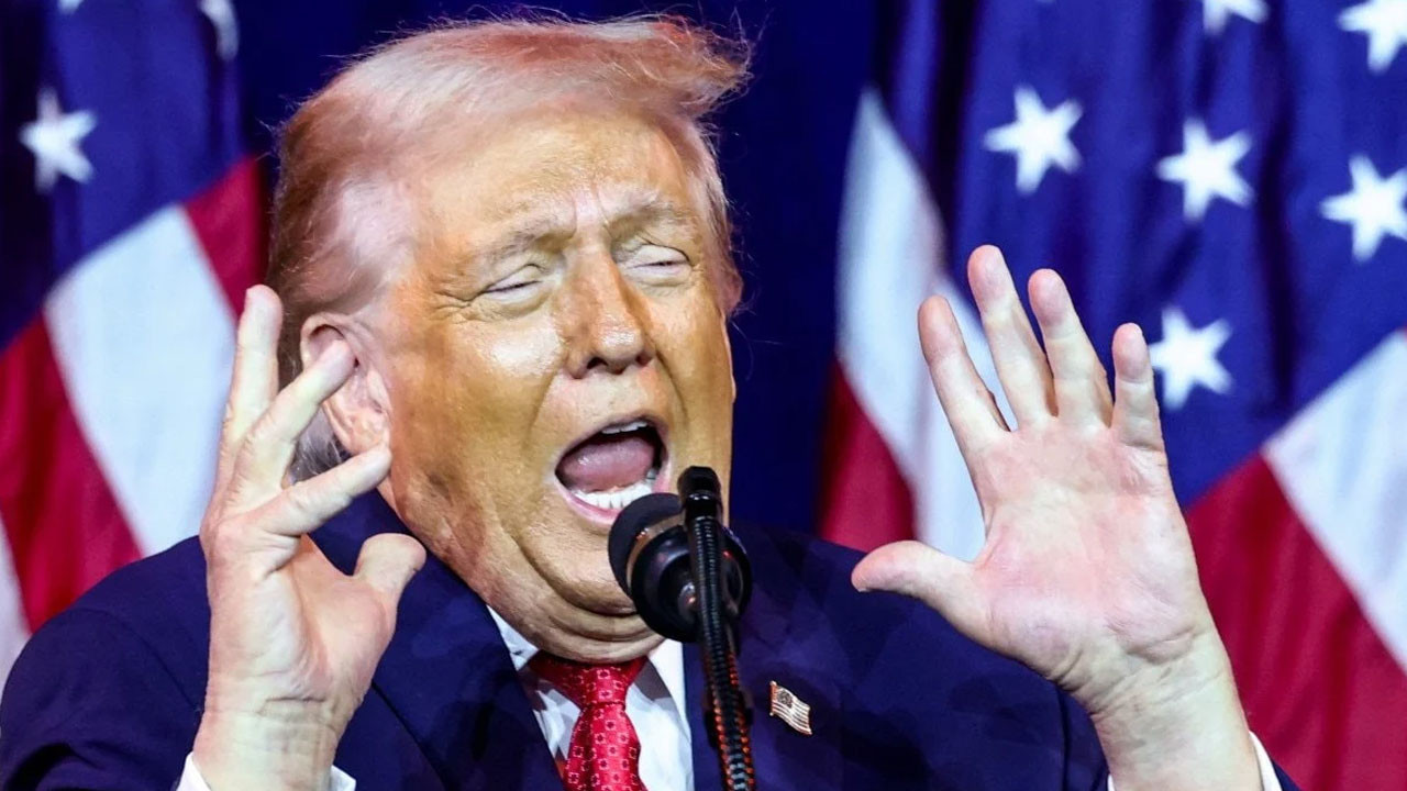 ABD Başkanı Donald Trump'tan Maduro taklidi