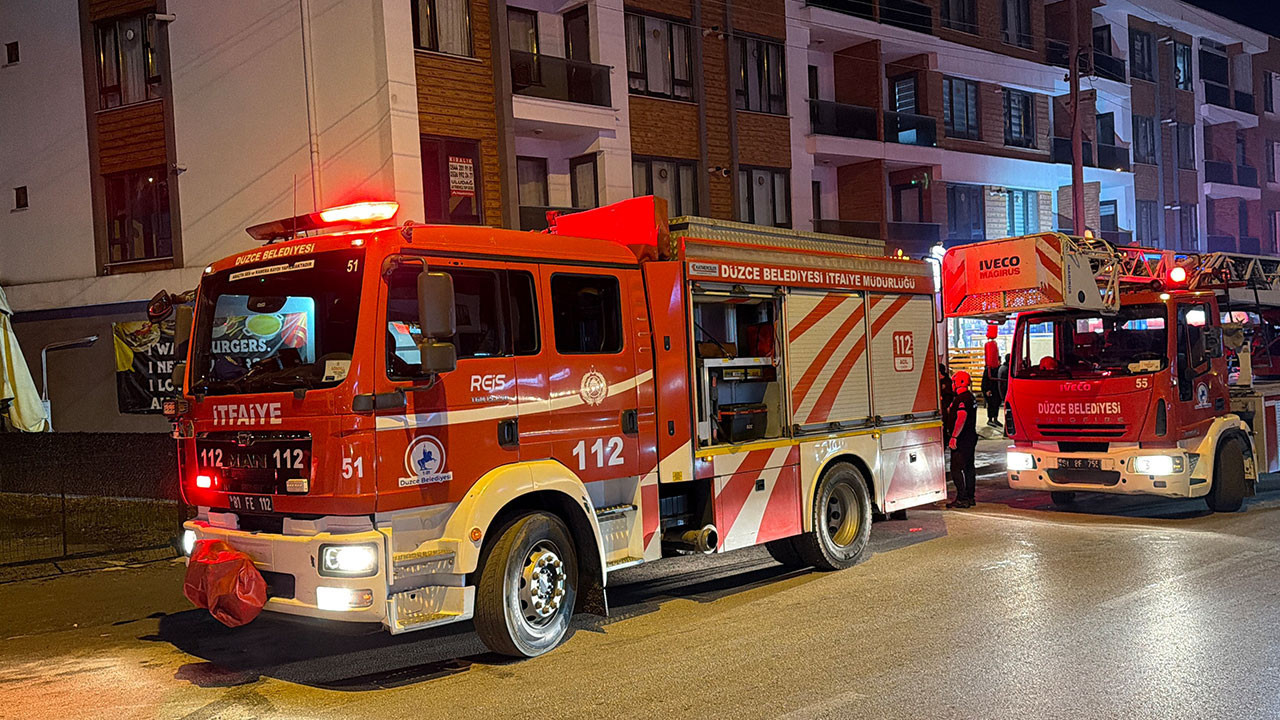 Baca yangınına termal kameralı müdahale