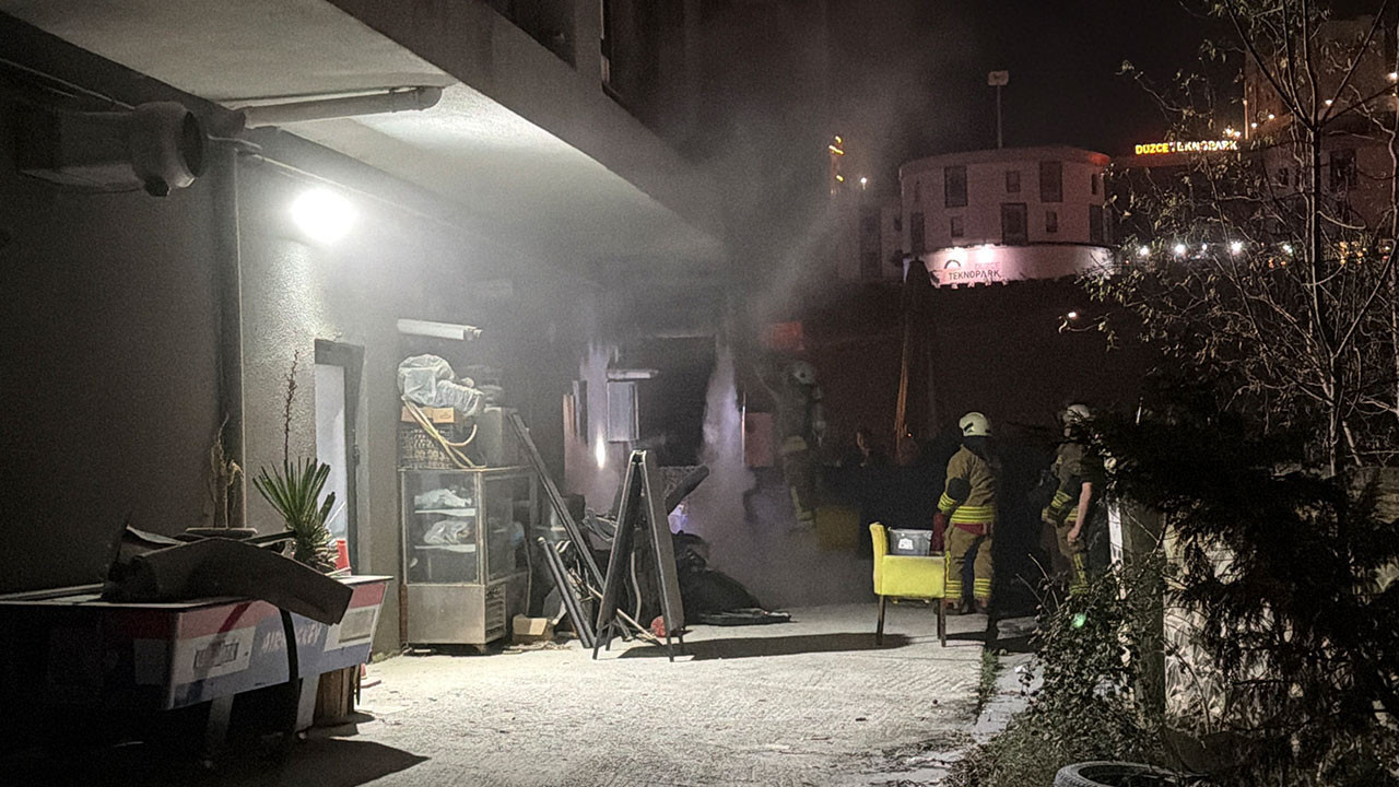 Baca yangınına termal kameralı müdahale