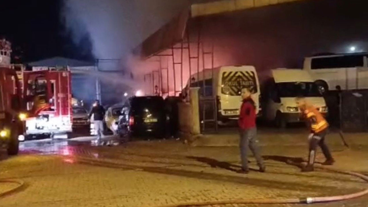 Ortaca Sanayi Sitesi'nde yangın: 4 araç ve 1 iş yeri zarar gördü