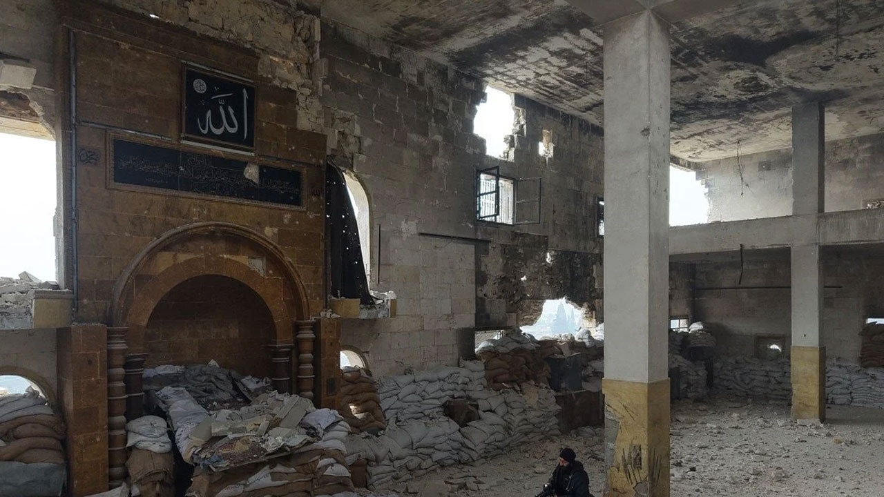 Terörden temizlenen Halep'in Şeyh Maksud Mahallesi havadan görüntülendi