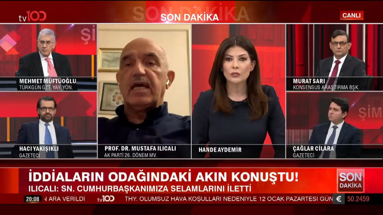 CHP’li Ahmet Akın AK Parti’ye mi geçecek? AK Partili Ilıcalı görüşmenin detaylarını ilk kez tv100’de anlattı: “Bana ‘Devletimin başkanına saygım var’ dedi!”