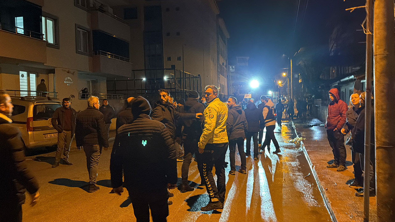 Tokat’ta yangın sonrası mahallede kavga çıktı