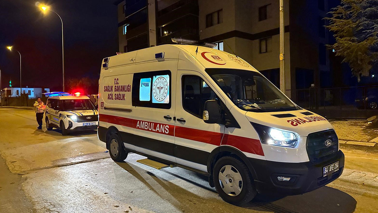 Uşak'ta motosikletin çarptığı yaya hayatını kaybetti