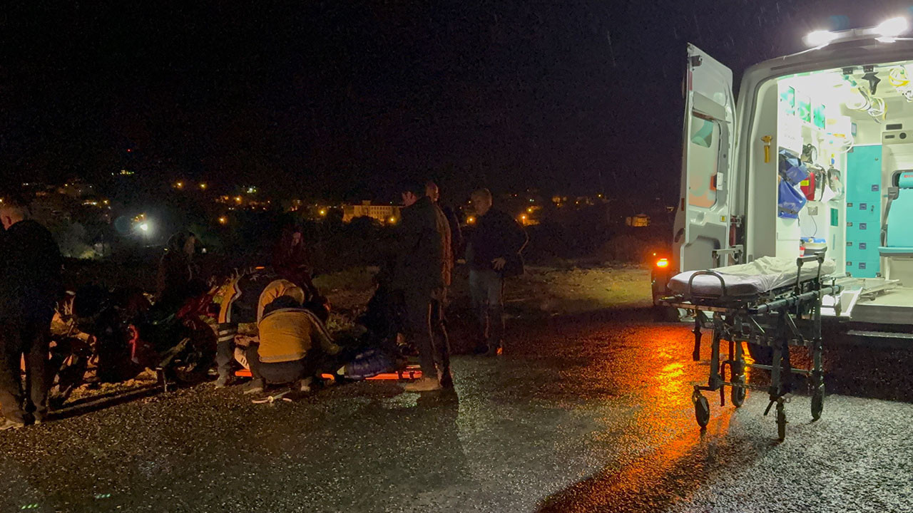 Gazipaşa'da motosiklet kazası: 1 yaralı