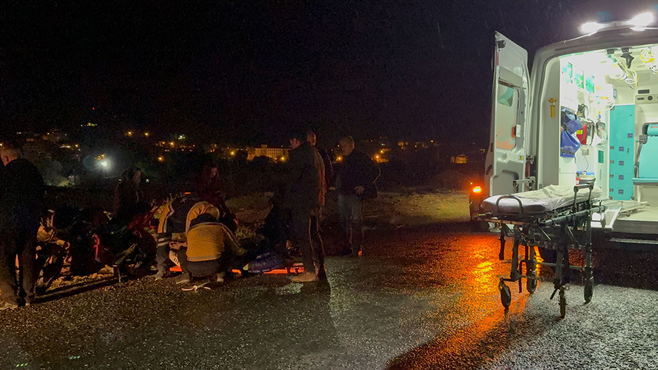 Gazipaşa'da motosiklet kazası: 1 yaralı
