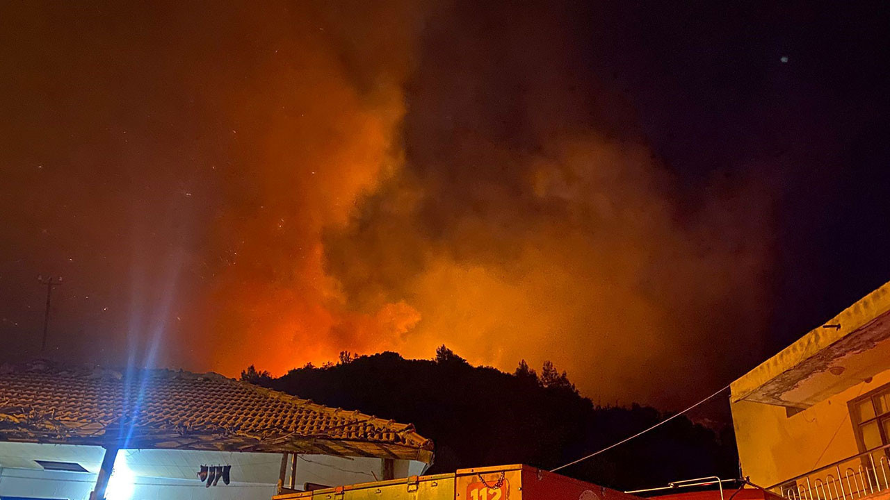 Antalya'da orman yangını