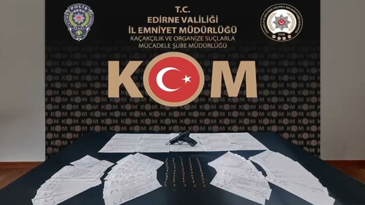 Edirne'de tefecilik operasyonu: 2 tutuklama