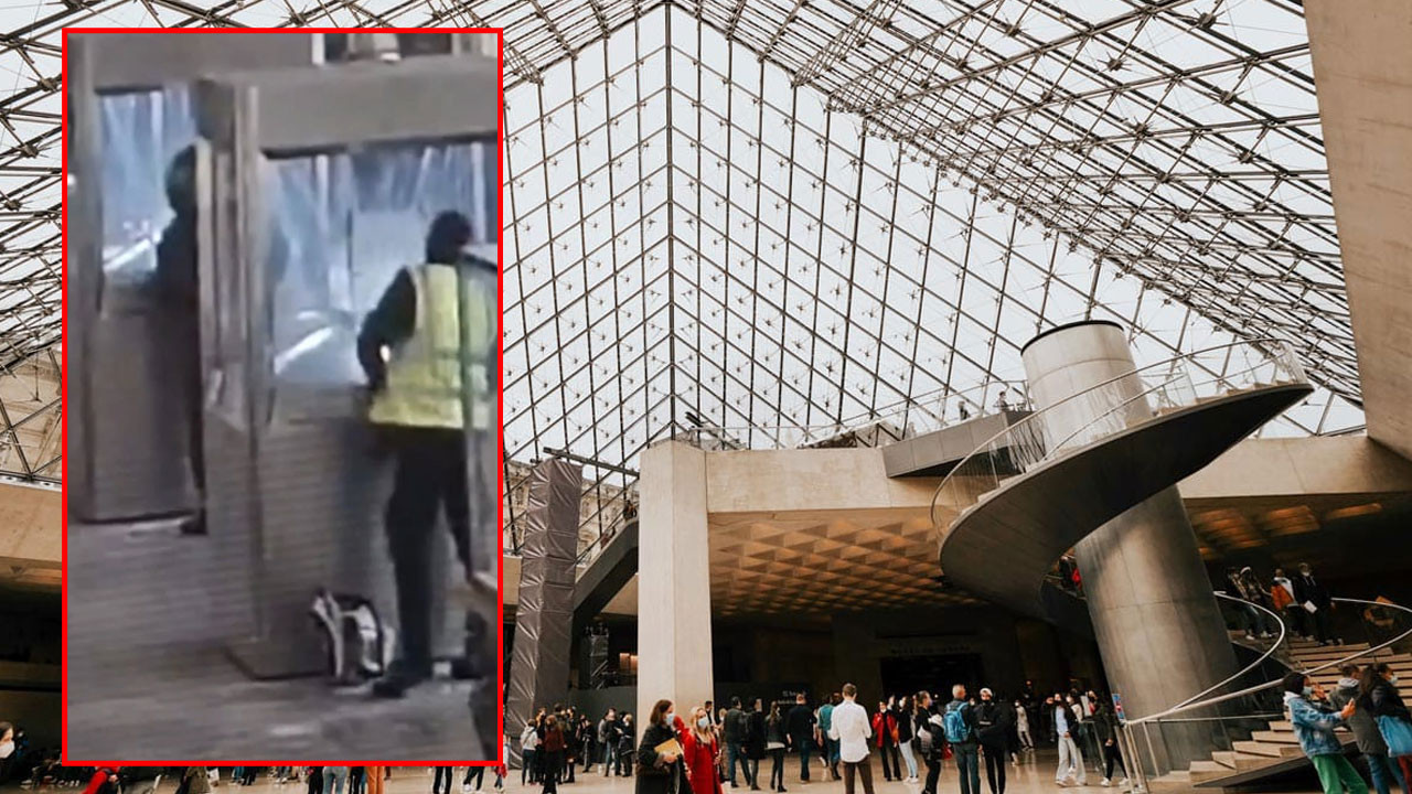 Soyulan Louvre Müzesi'nden yeni görüntüler! İşte s…