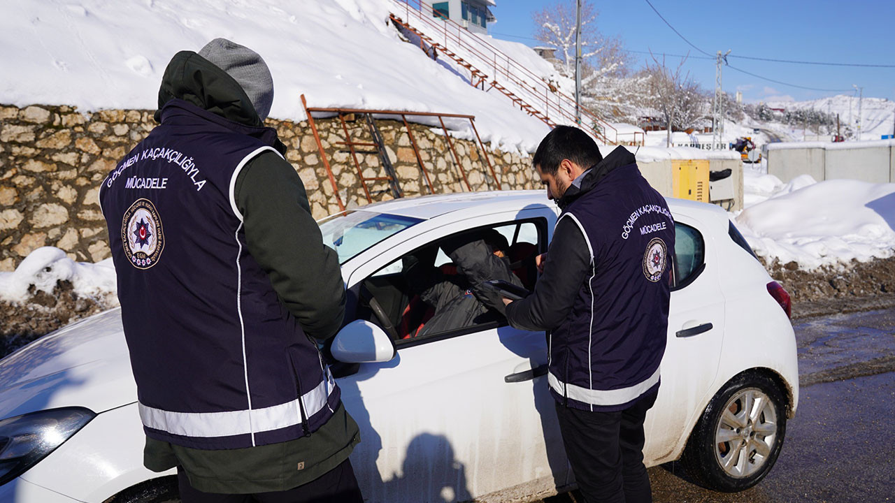 Tunceli'de düzensiz göçle mücadelede huzur uygulaması yapıldı