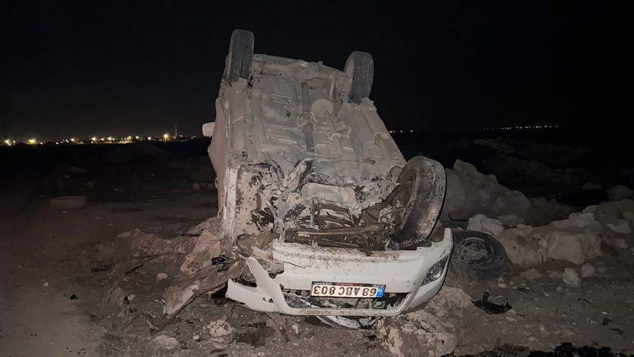 Aksaray’da otomobil takla attı: 3 yaralı