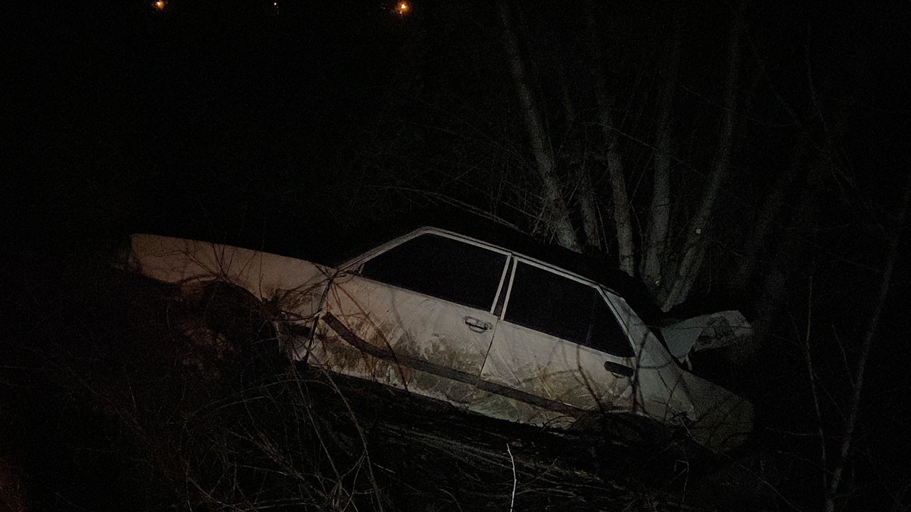 Kastamonu'da otomobil ağaca çarptı