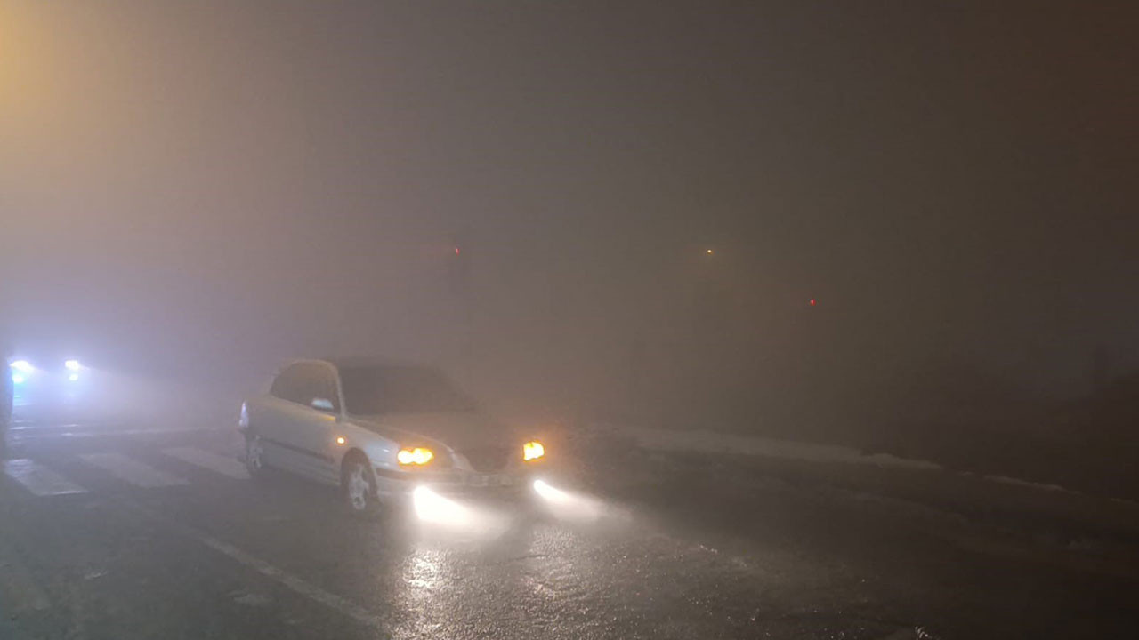 Kahramanmaraş sise teslim oldu, göz gözü görmedi
