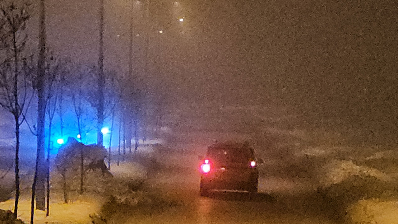 Elazığ'da gece saatlerinde sis etkili oldu