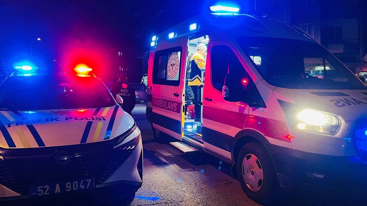 Ordu’da trafik kazası: 2 yaralı