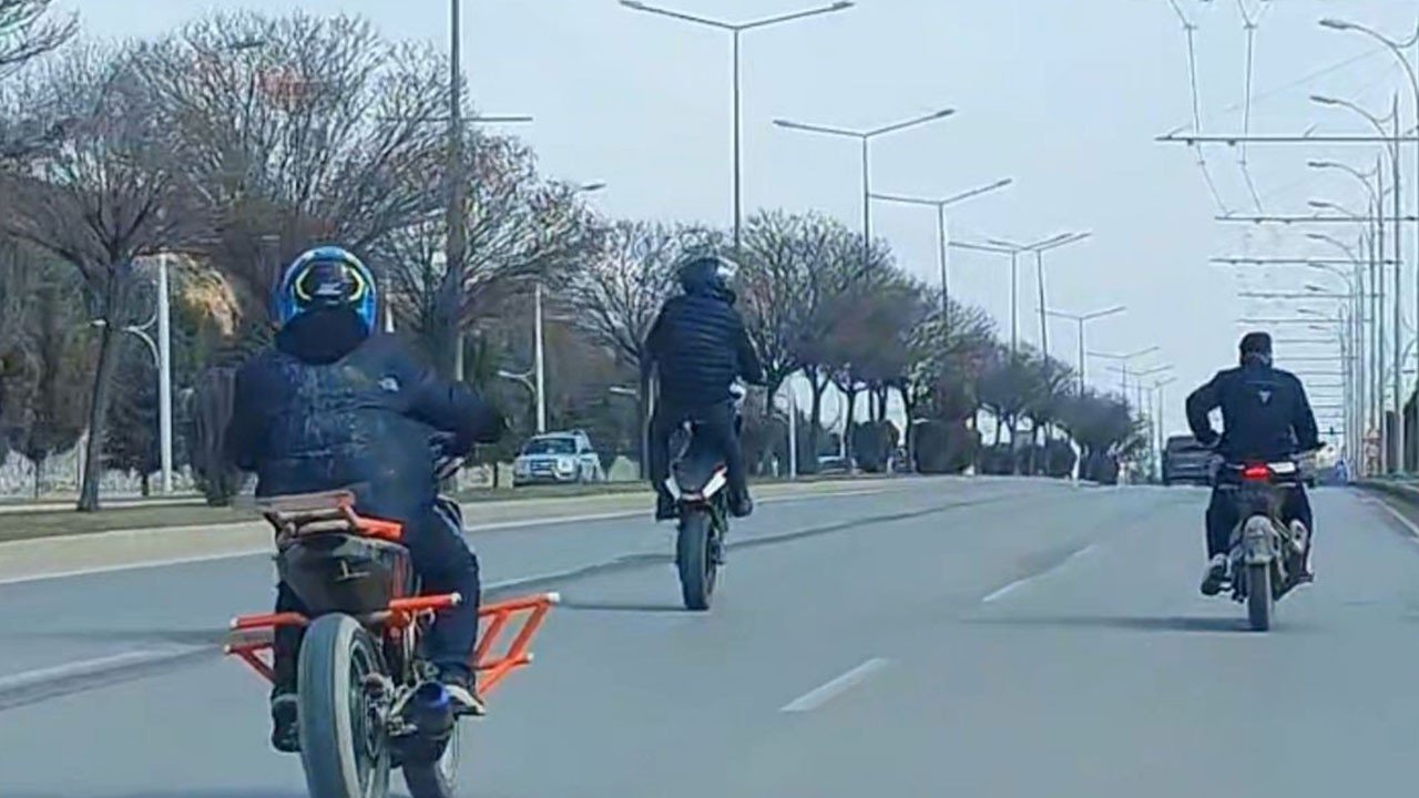 Malatya'da tehlikeli motosiklet şovuna ağır fatura