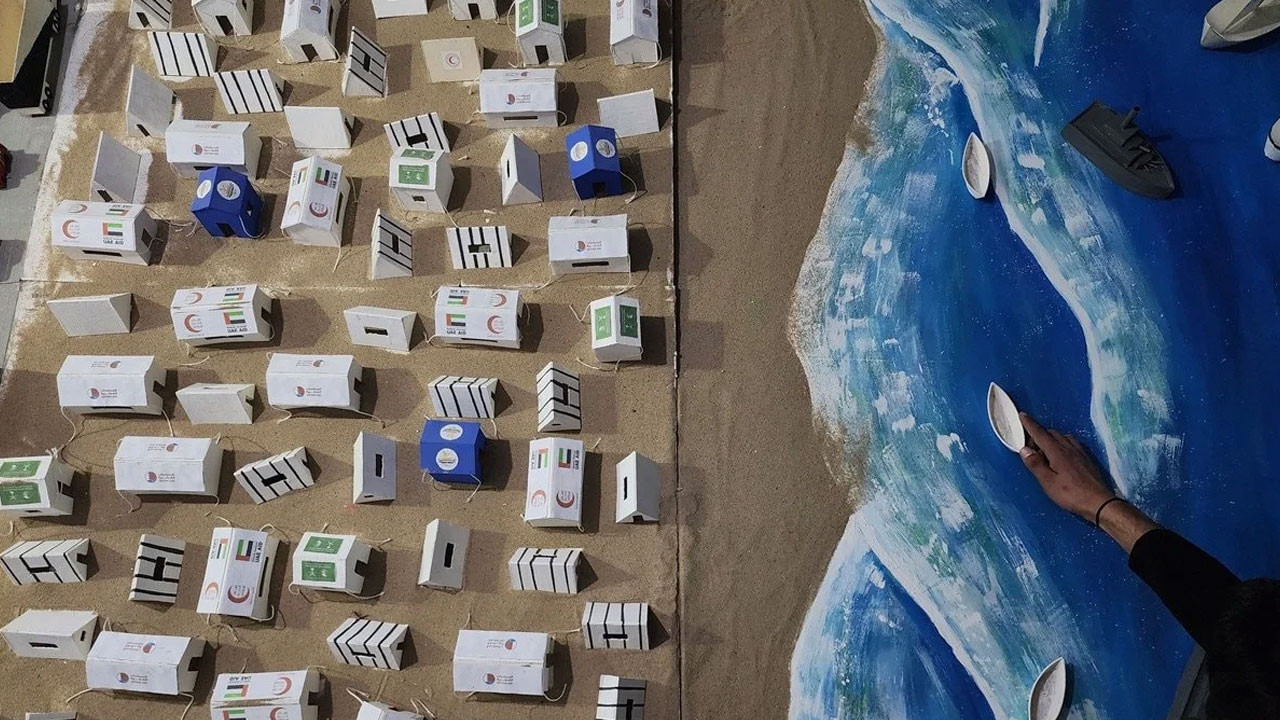 Gazze’nin yıkımını maketlerle anlatıyorlar: Filistinli gençlerden hafızaya kazınan çalışma