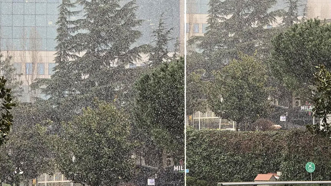 Kış geri geldi! AKOM ve meteoroloji uyarmıştı, İstanbul'da beklenen kar yağışı başladı