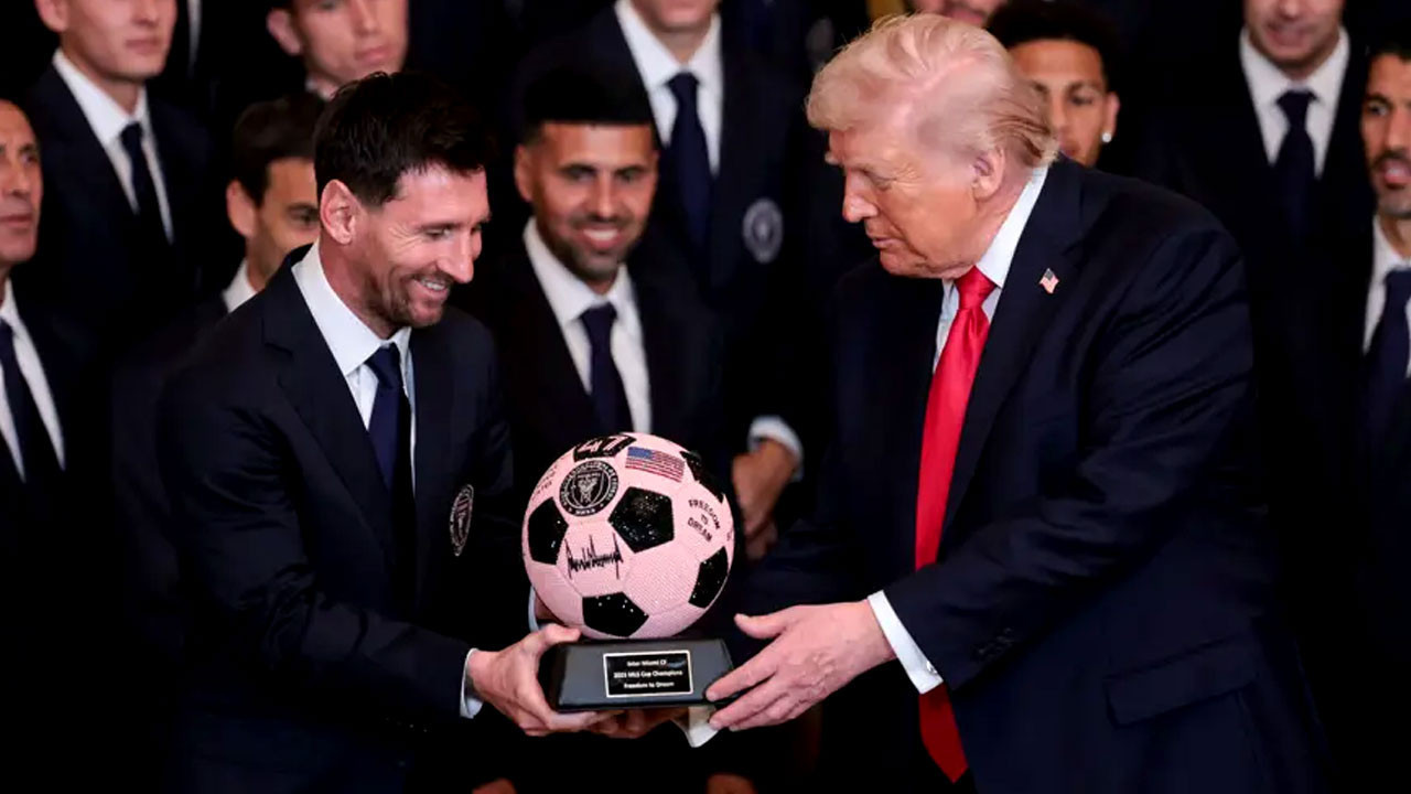 Messi, Beyaz Saray'da! "Sen ondan daha iyisin ama o da harikaydı"