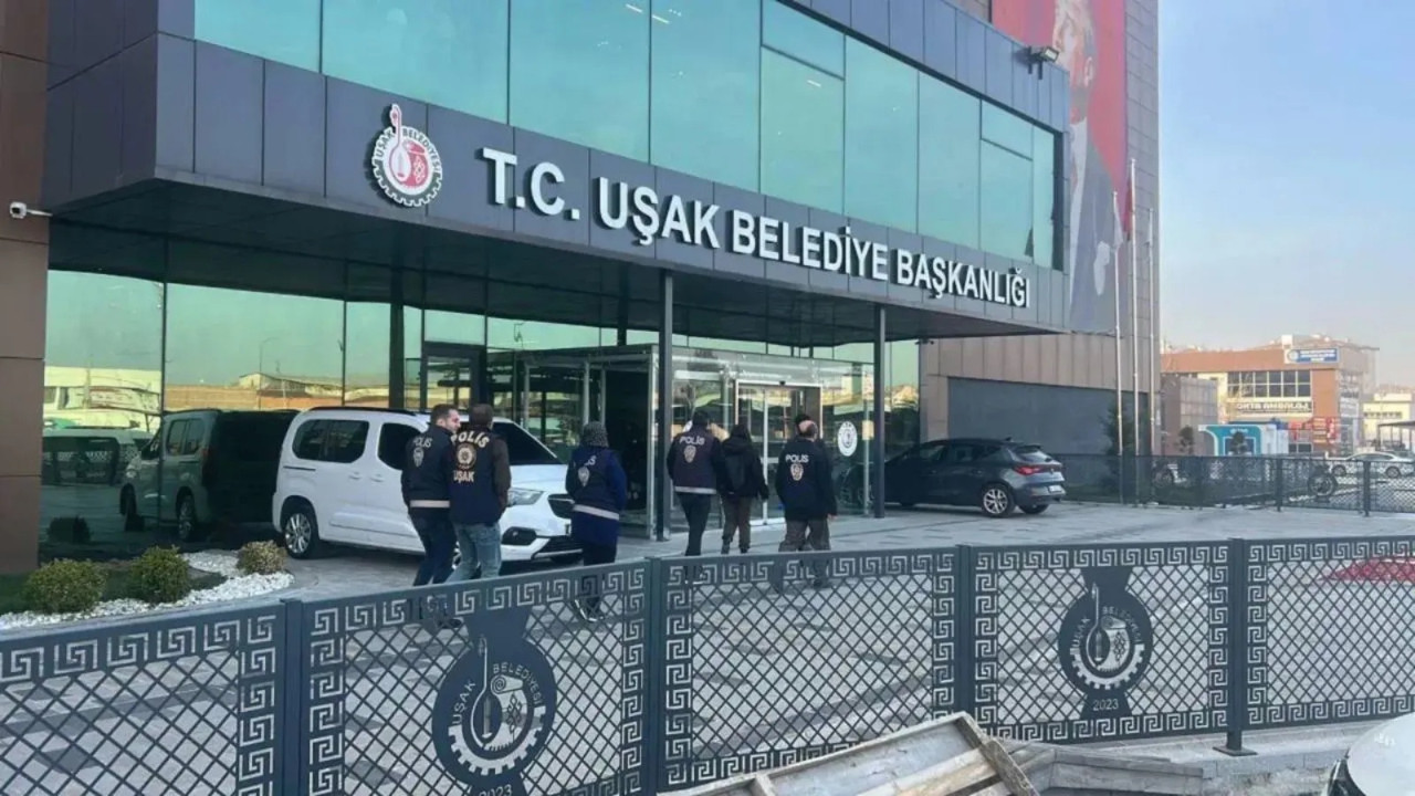 Uşak Belediyesi'ne ikinci dalga operasyon: 25 kişi gözaltına alındı!