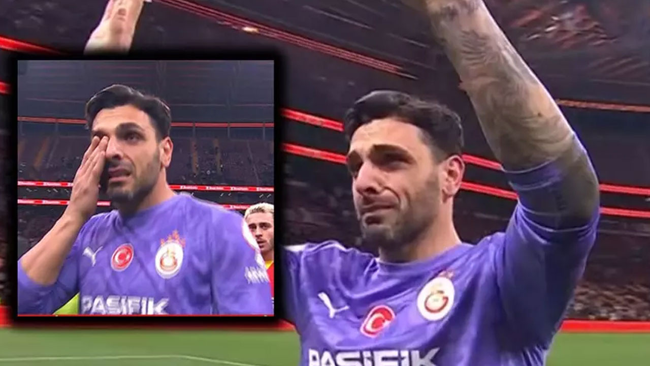 Günay Güvenç'e tepki sonrası sahada gözyaşlarını tutamadı!