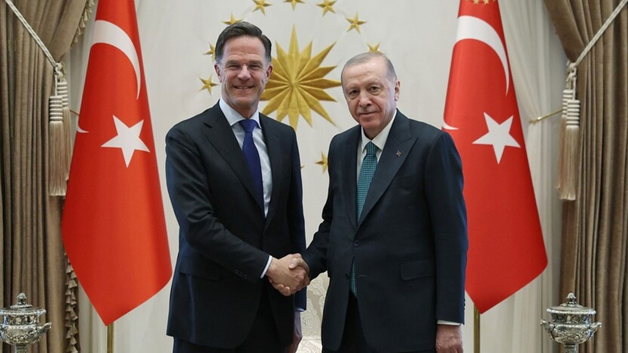 Cumhurbaşkanı Erdoğan, NATO Genel Sekreteri Rutte'yi kabul etti