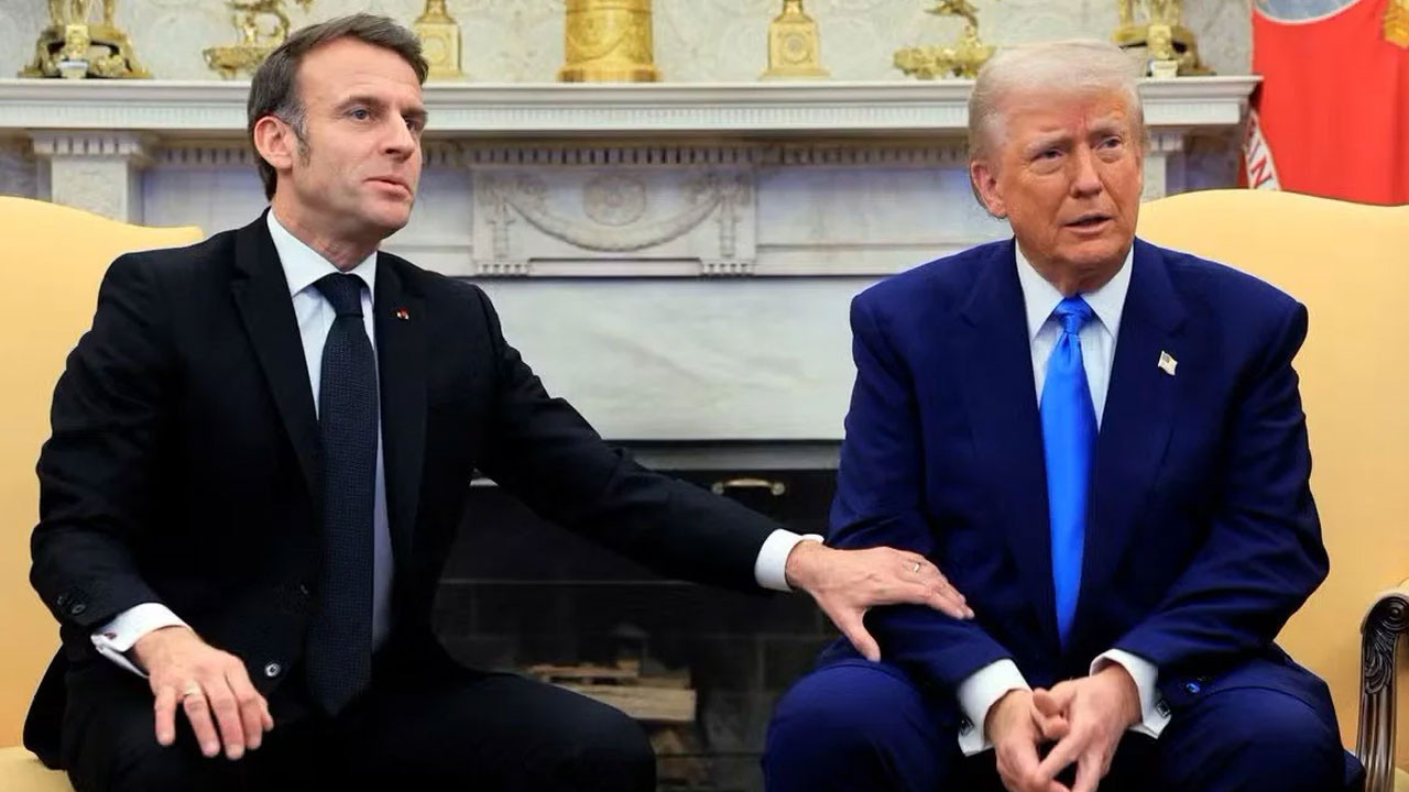 Macron'dan Trump'a Fransızca göndermesi: Çok şık olurdu
