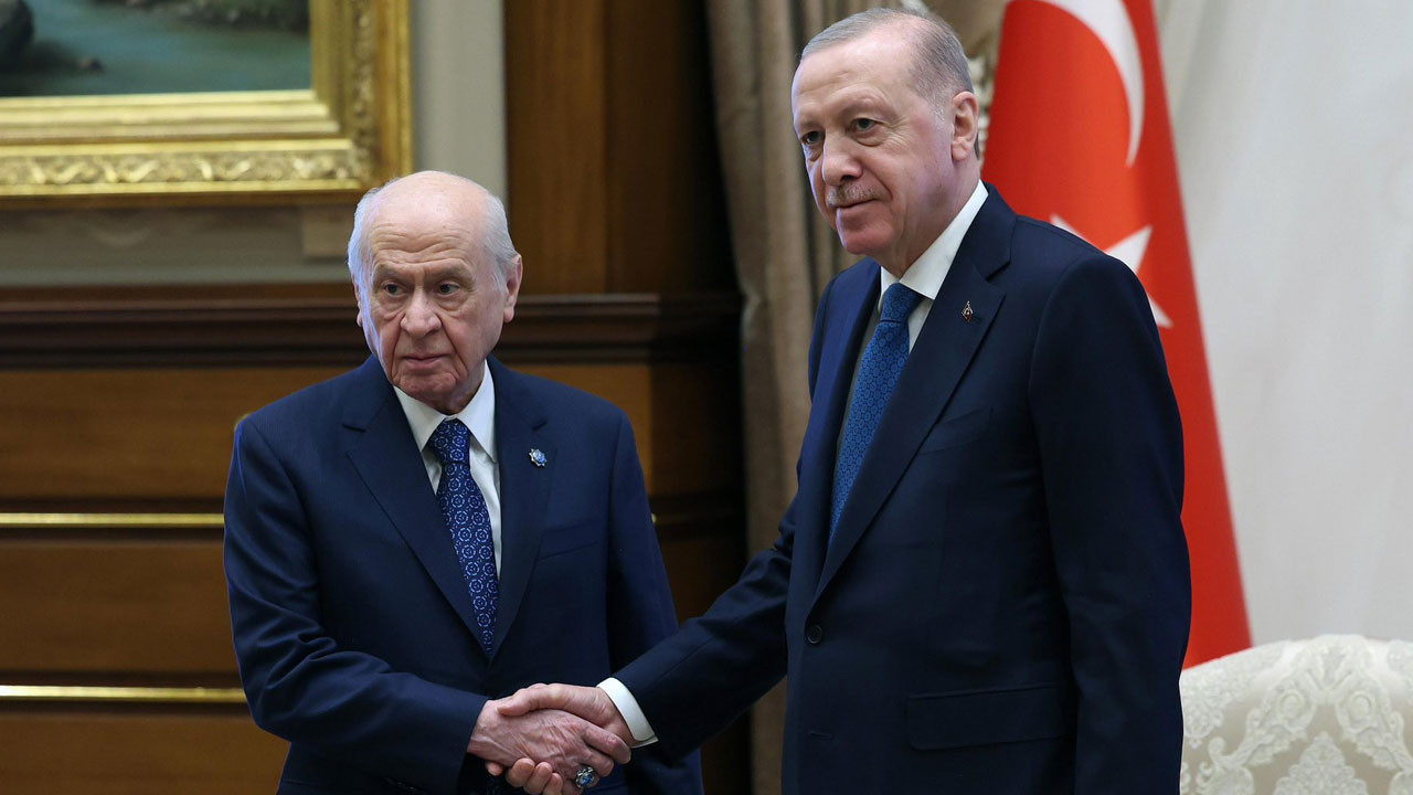 Cumhurbaşkanı Erdoğan, Devlet Bahçeli'yi kabul etti