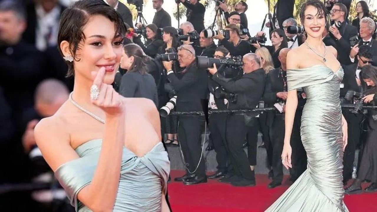 Cannes'da ünlü oyuncu Dilan Çiçek Deniz fırtınası:…