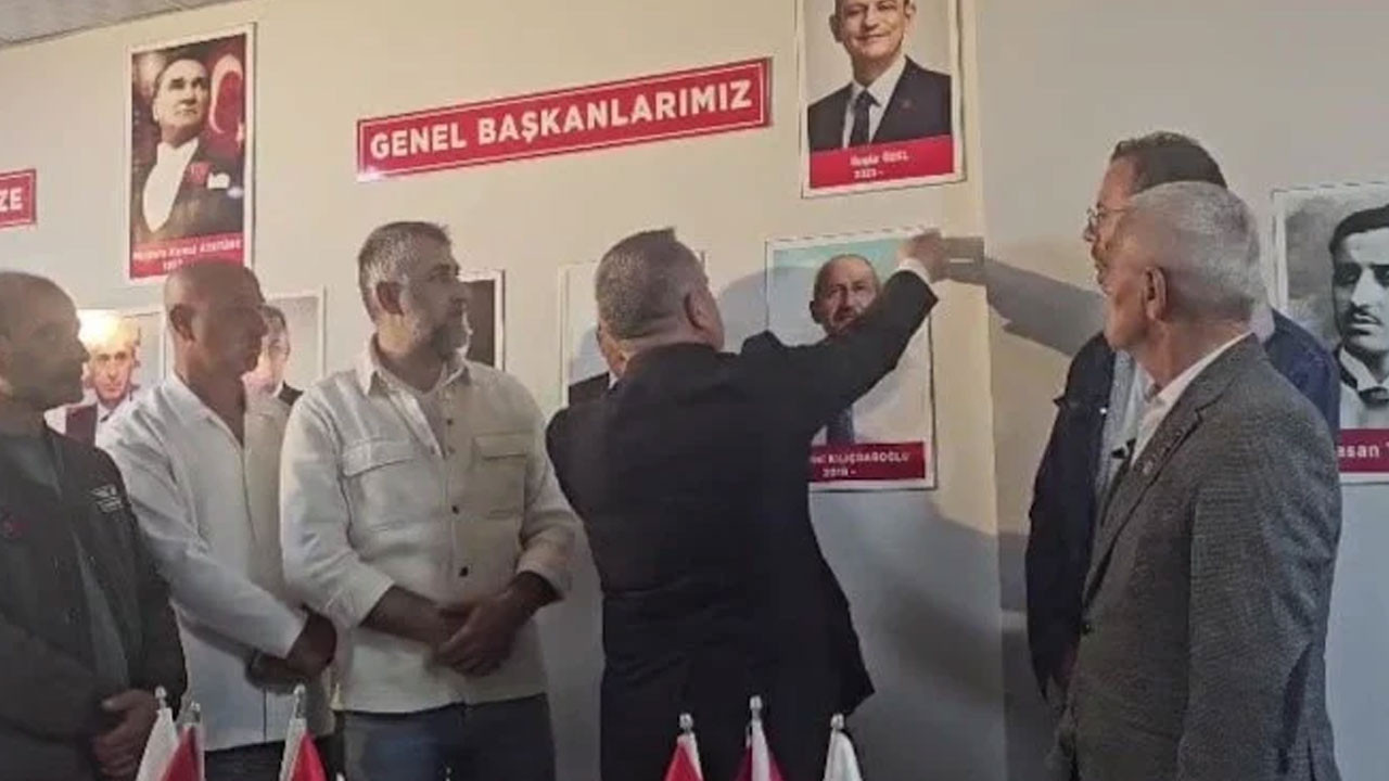 CHP Akçakoca parti binasından Kılıçdaroğlu'nun fotoğrafı kaldırıldı
