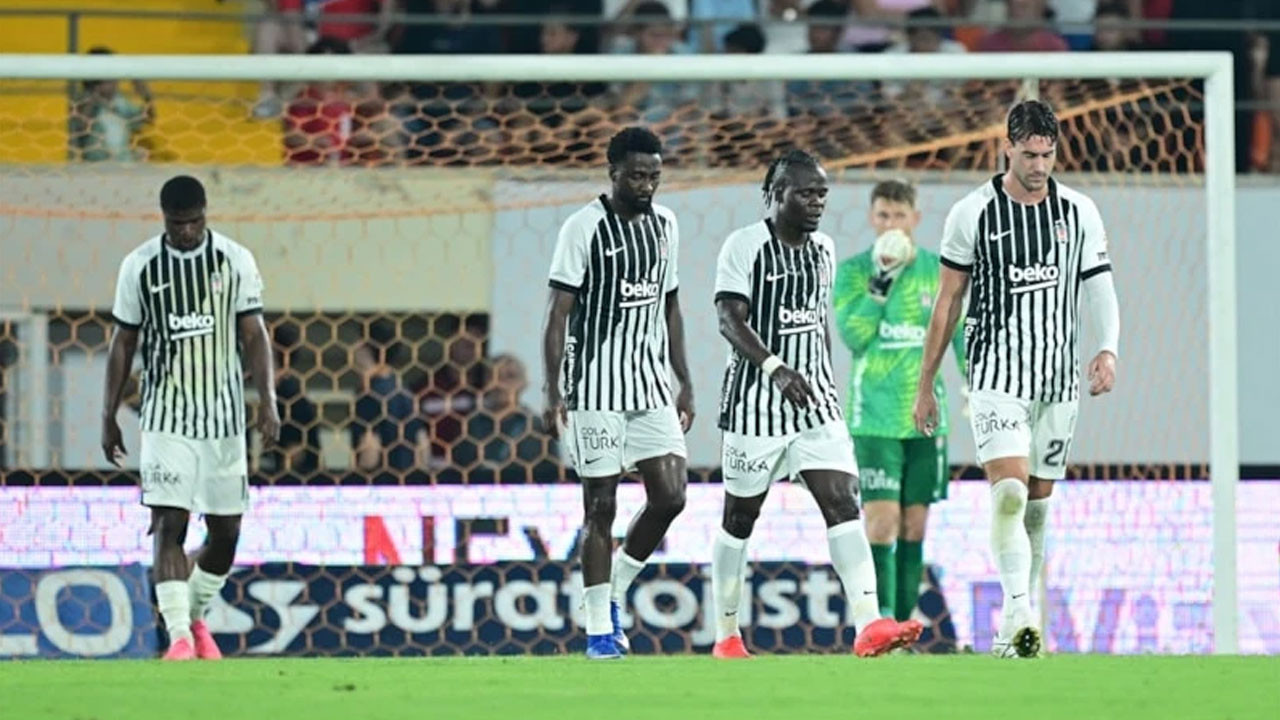Beşiktaş, Alanyaspor'a yenildi