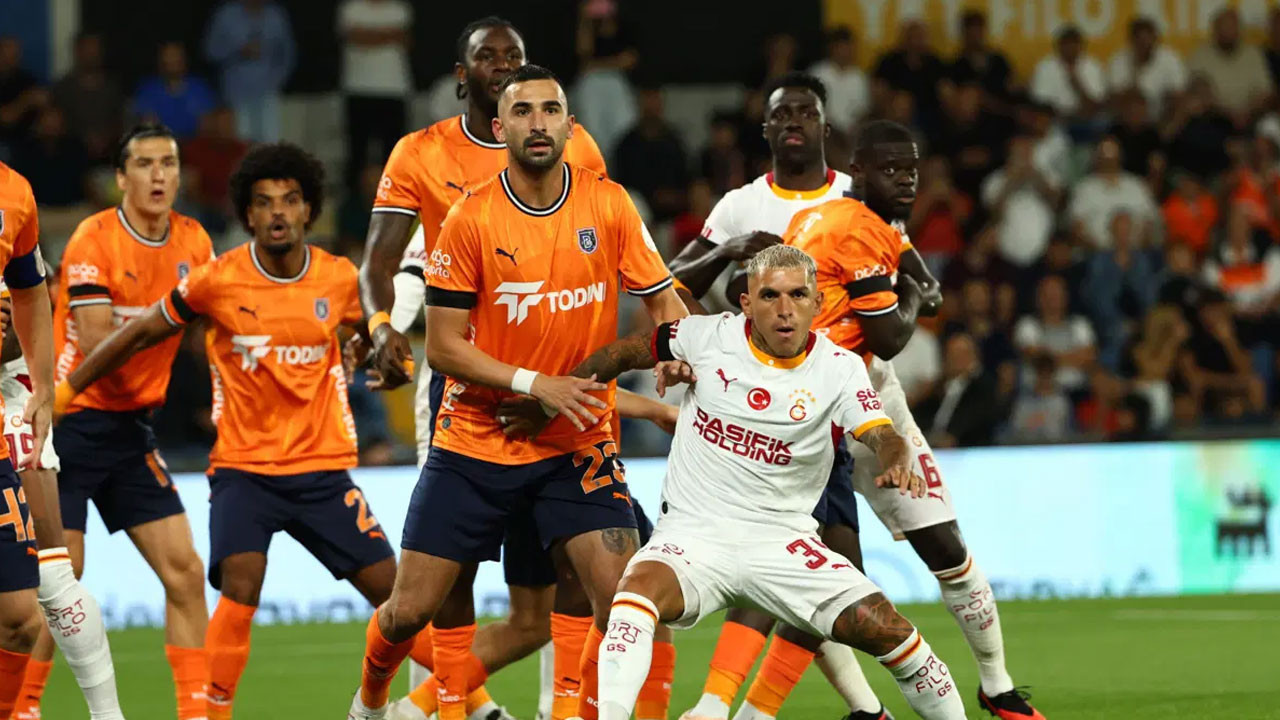 5 gol, 1 kırmızı kart, nefes kesen maç. Galatasaray, Başakşehir'i son dakikalarda mağlup etti