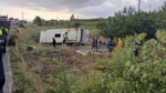 Isparta’da tur minibüsü şarampole yuvarlandı: Çok sayıda ölü ve yaralı var