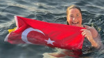 Aysu Türkoğlu Tsugaru Kanalı'nı geçti