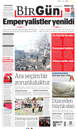 Birgün Gazetesi Manşeti