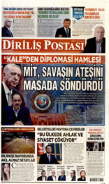 Diriliş Postası Gazetesi Manşeti