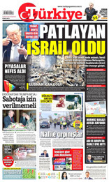 Türkiye Gazetesi Manşeti