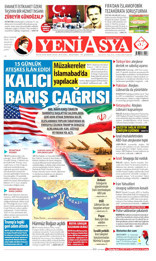 Yeni Asya Gazetesi Manşeti