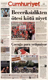 Cumhuriyet gazetesi 