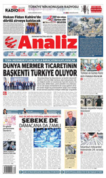 Analiz Gazetesi Manşeti