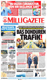 Milli Gazete Manşeti