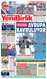 Yeni Birlik Gazetesi Manşeti