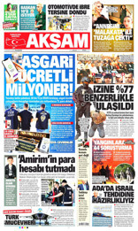Akşam Gazetesi Manşeti